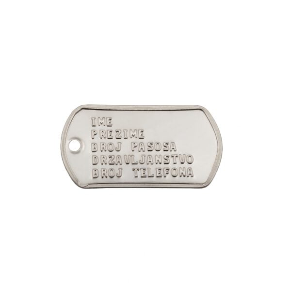 DOG TAG Komplet 2 pločice i lančić - Image 6