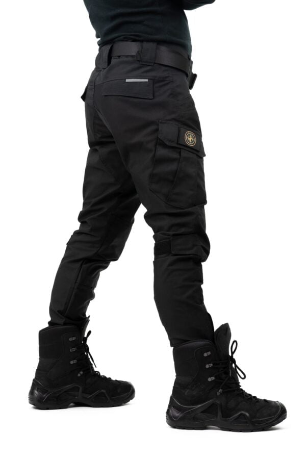 Vogel crne taktičke pantalone - Black 28.6 Cargo - Image 4