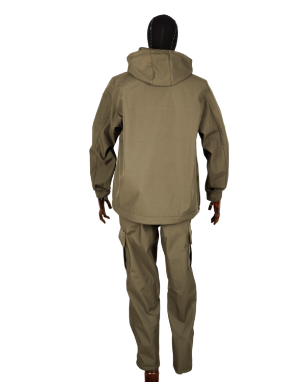 Zeleni Taktički komplet Softshell (jakna+pantalone) vodoodbojno i vetroodbojno - Image 4