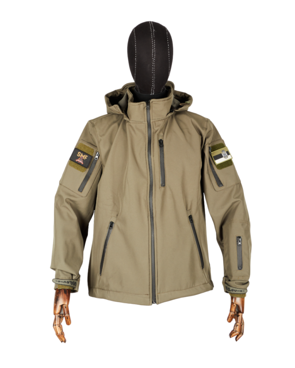 Zelena Taktička jakna Softshell (vodoodbojna i vetroodbojna)