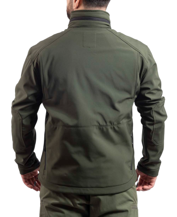 Vav Wear Tactical i Outdoor softshell jakna crna i zelena - Image 10