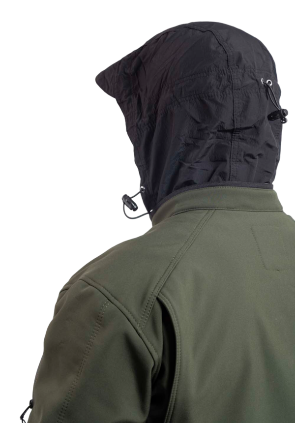 Vav Wear Tactical i Outdoor softshell jakna crna i zelena - Image 13