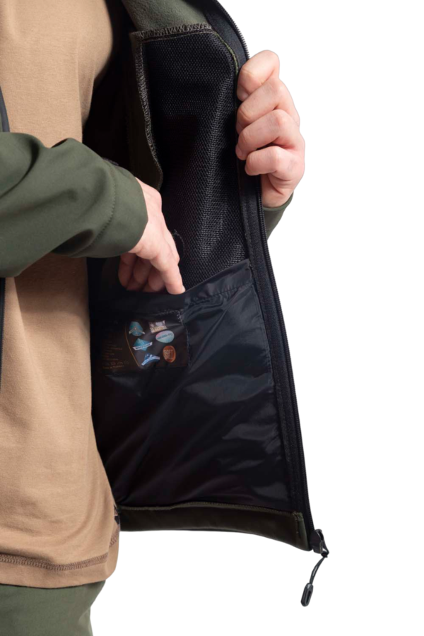 Vav Wear Tactical i Outdoor softshell jakna crna i zelena - Image 11