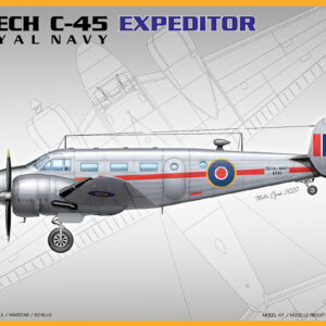 Maketa aviona Beechraft C-45 Expeditor  A