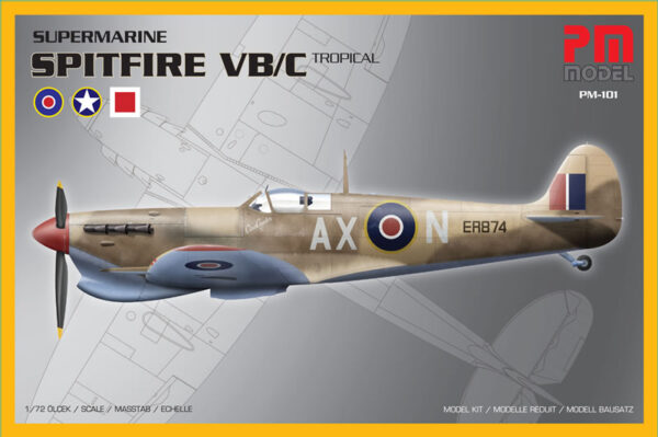 Maketa aviona Super Marine Spitfire VB/VC
