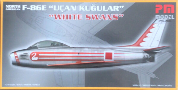 Maketa aviona F-86E FLYING SWANS