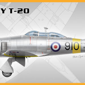Maketa aviona SEA FURY T-20