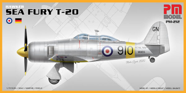 Maketa aviona SEA FURY T-20