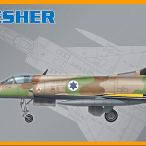 Maketa aviona IAI NESHER