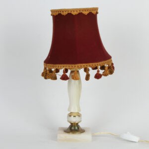 Mermerna Stona Lampa sa Abažurom