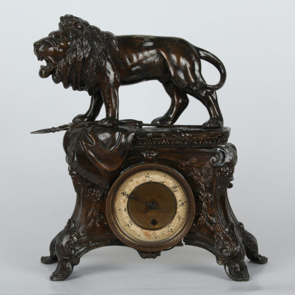 Antikvarni kaminski sat od bronze