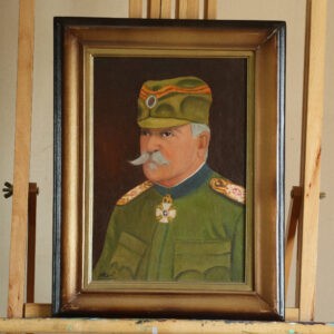 Slika ulje na lesonitu - Vojvoda Stepa