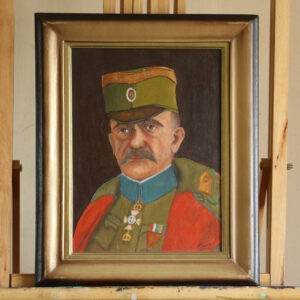 Slika ulje na lesonitu - Vojvoda Mišić