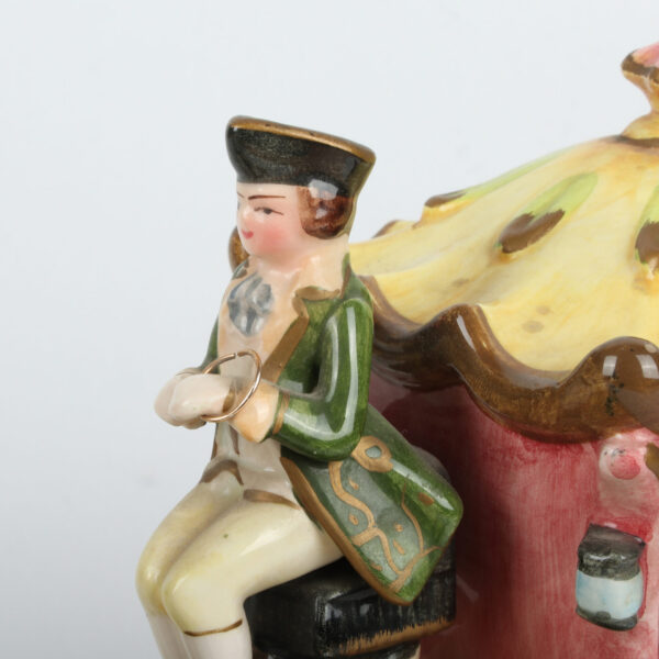 Porcelanska figura Kineski muzičar sa konjima - Image 10