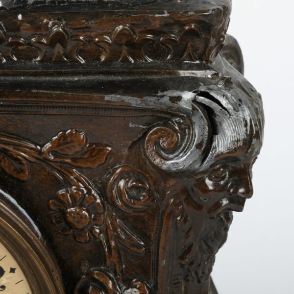 Antikvarni kaminski sat od bronze - Image 13