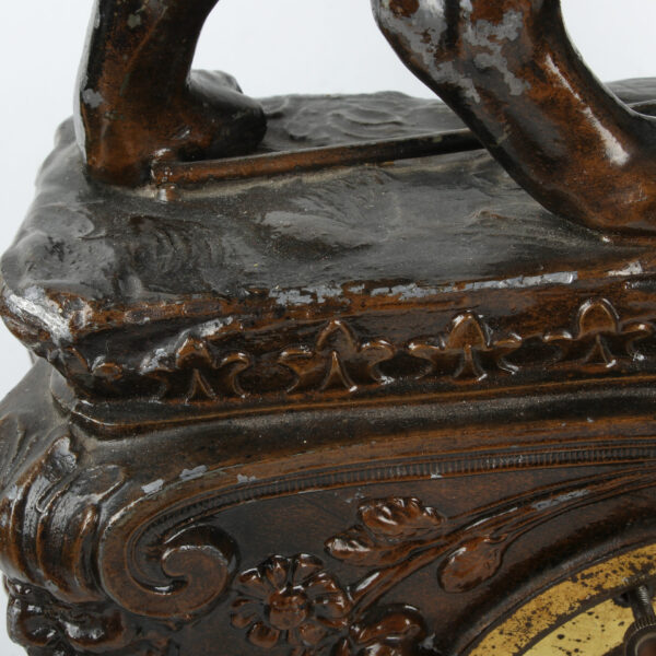 Antikvarni kaminski sat od bronze - Image 17