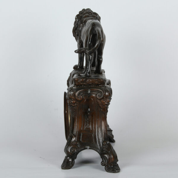 Antikvarni kaminski sat od bronze - Image 2
