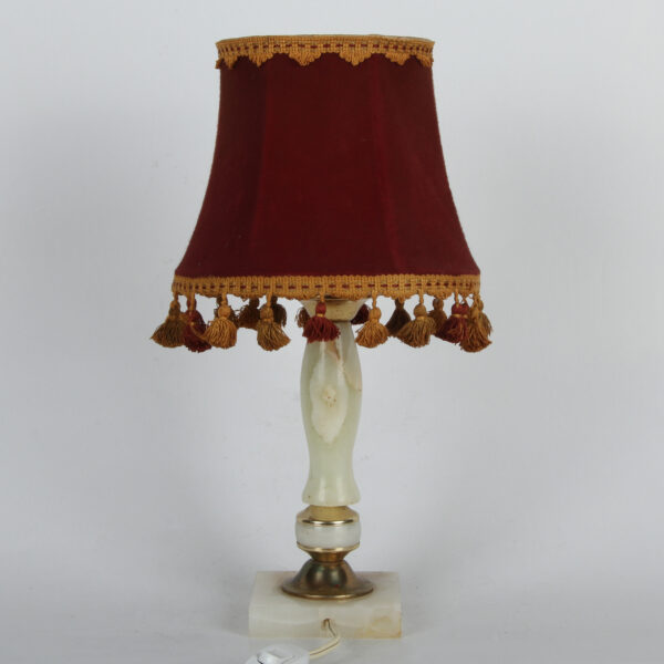 Mermerna Stona Lampa sa Abažurom - Image 3
