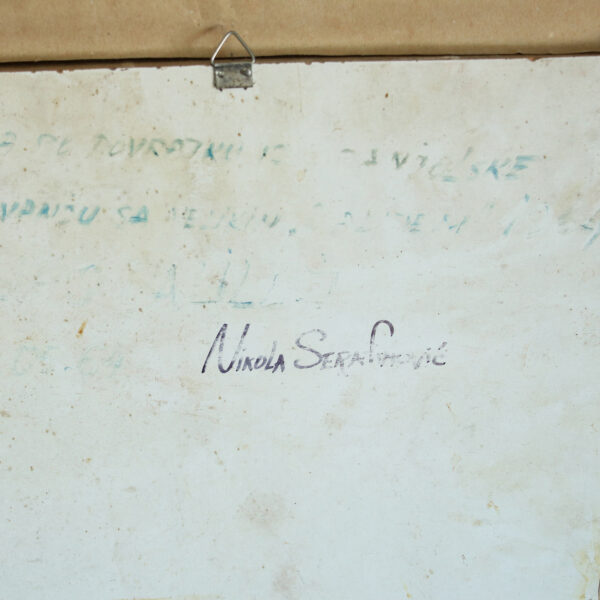 Slika ulje na lesonitu - autor N.Serafimović - Image 3