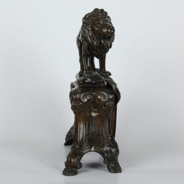Antikvarni kaminski sat od bronze - Image 4
