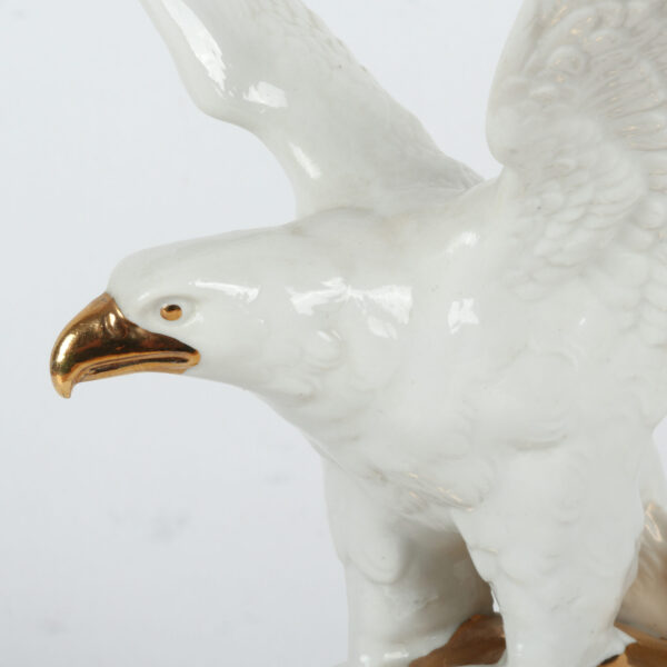 Porcelanska figura Orla na zlatnoj kugli Carl Scheidig - Image 6