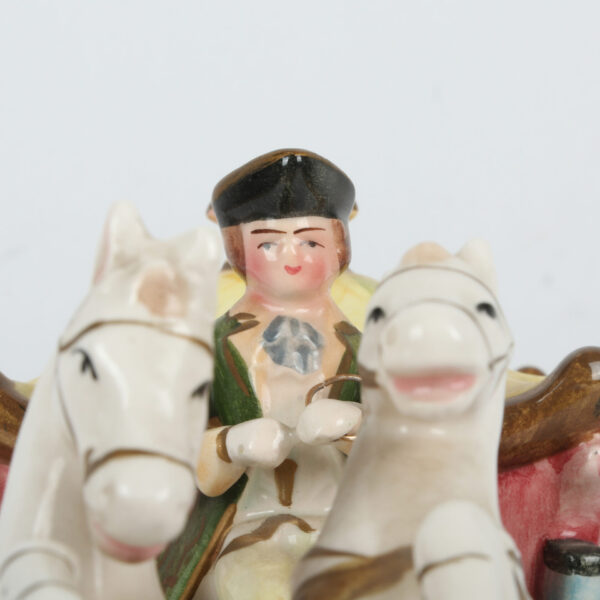 Porcelanska figura Kineski muzičar sa konjima - Image 6