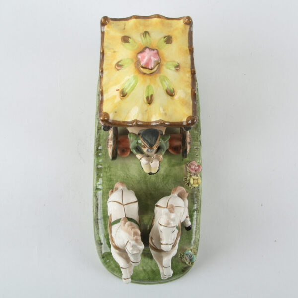 Porcelanska figura Kineski muzičar sa konjima - Image 7