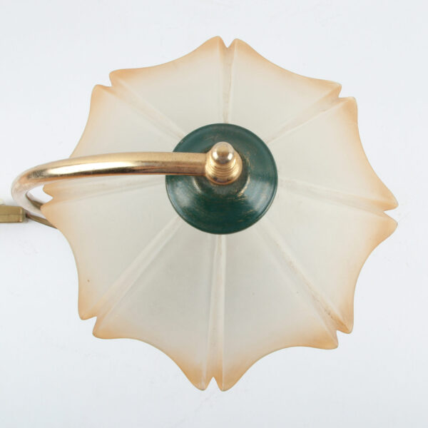 Vintage Komodna - Stona lampa metal i staklo - Image 7