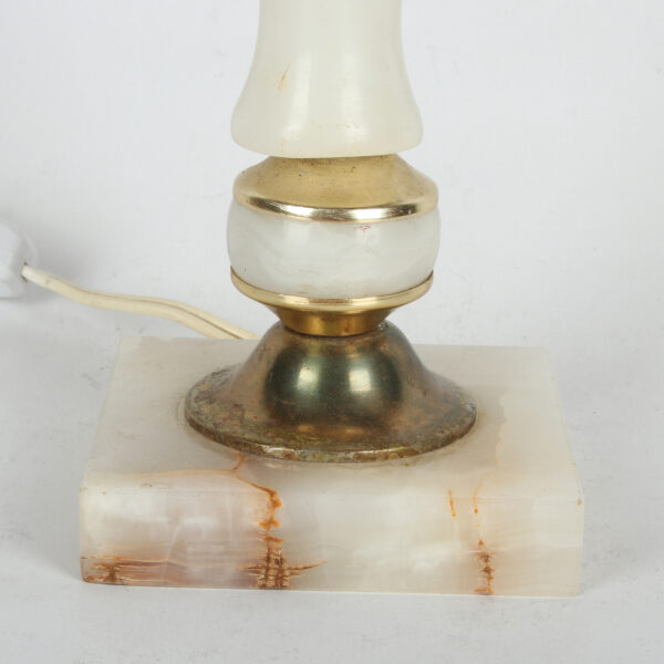 Mermerna Stona Lampa sa Abažurom - Image 7