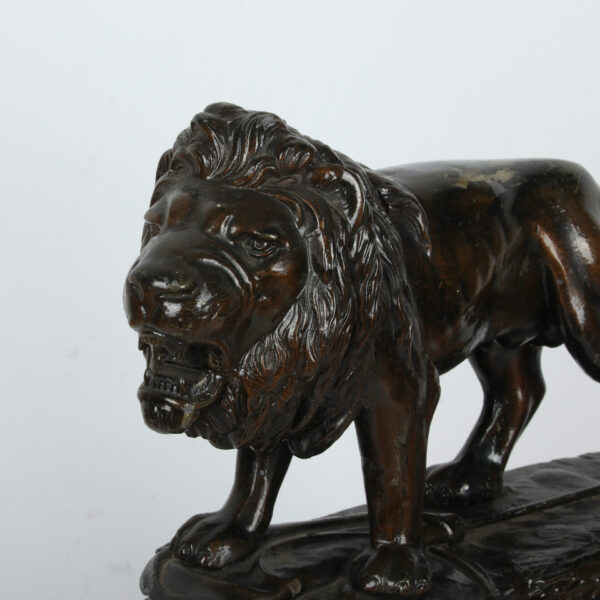 Antikvarni kaminski sat od bronze - Image 9