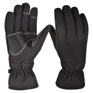 Crne i zelene softshell rukavice sa gripom