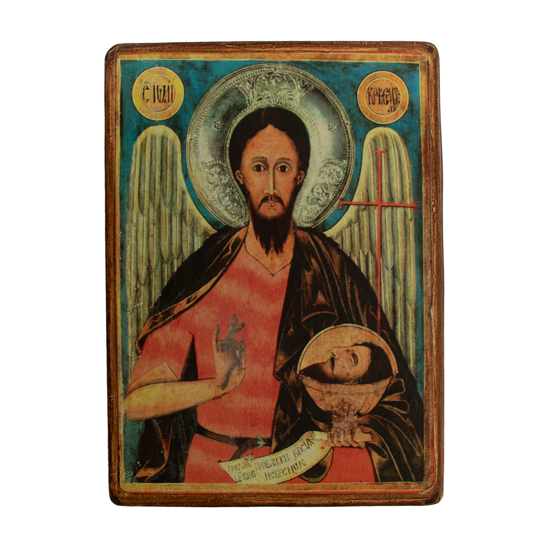 Drvena ikona Sv. Jovan Krstitelj Anđeo Pustinje