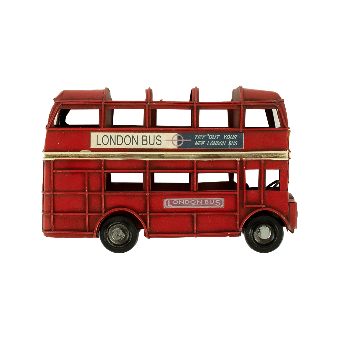 Dekorativna limena maketa London Bus crveni - Slika 3