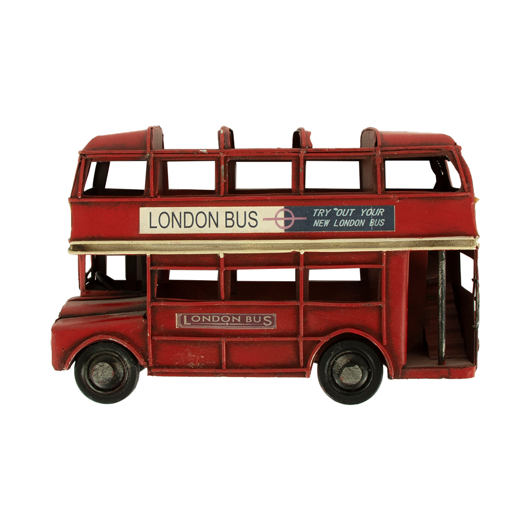 Dekorativna limena maketa London Bus crveni - Slika 4