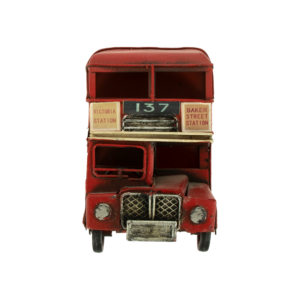 Dekorativna limena maketa London Bus crveni