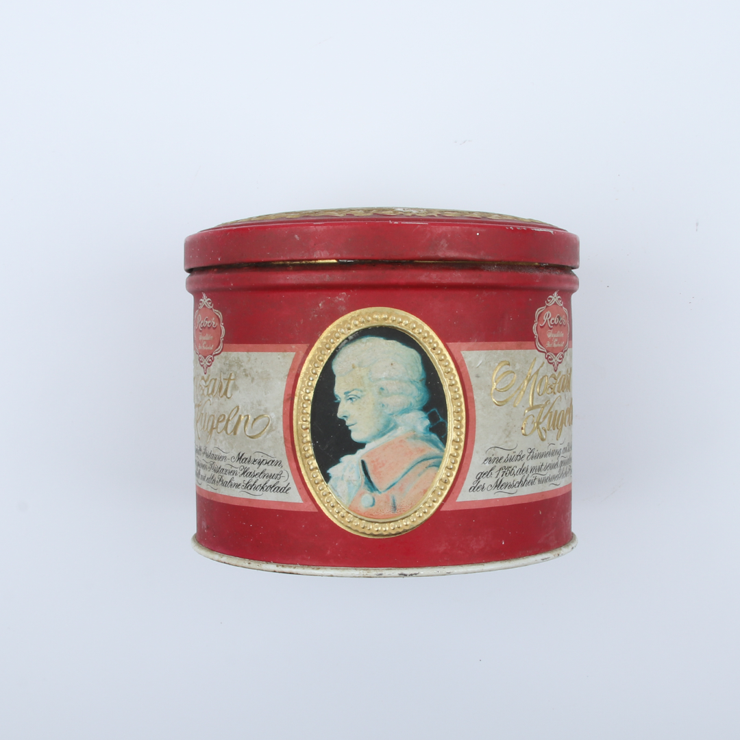 Originalna vintage limenka Mocart kugle