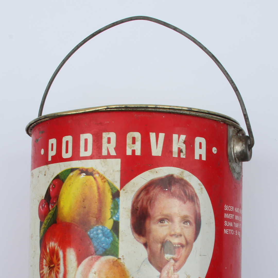 Originalna vintage limenka mešane marmelade Podravka - Slika 3
